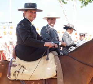 Spanish smiles at the Feria
